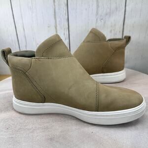 Timberland Womens Londyn Pull-On Chelsea Sneakers Size 7 Taupe Olive Green